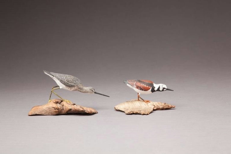 Joan Seibert – Miniature Yellowlegs and Turnstone – 2011