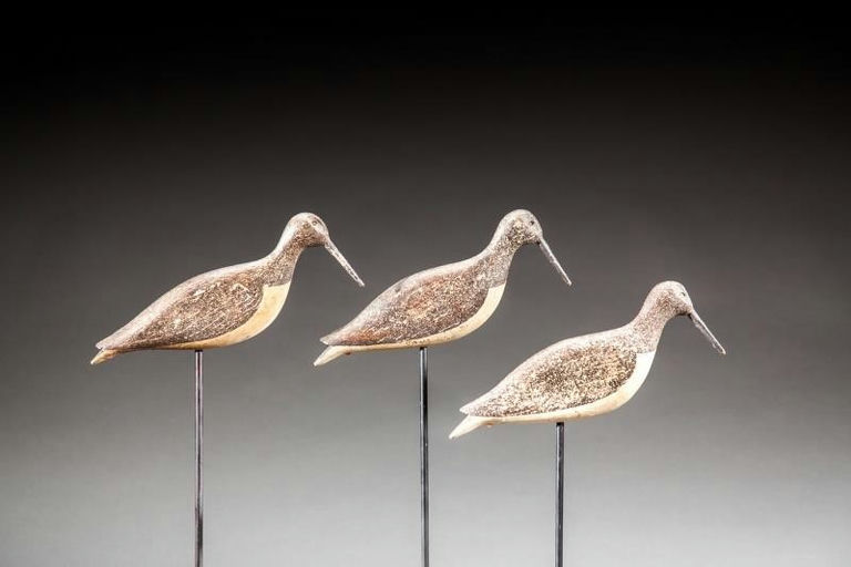 Gilbert E. Wallace – Three "lumberyard" Flattie Yellowlegs – 2016