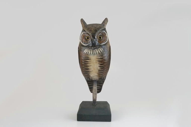 Mike Borrett – Great Horned Owl Carving – 2026