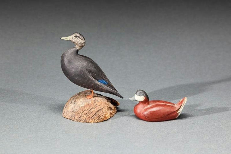 Russ Burr – Two Miniature Carvings – 2015