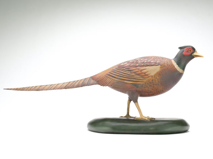 Frank Finney – Full Size Pheasant With Relief Wing Feather Carving – 2025