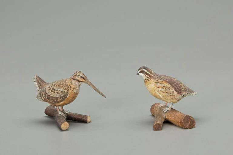 James Joseph Ahearn – Miniature Woodcock and Quail – 2018