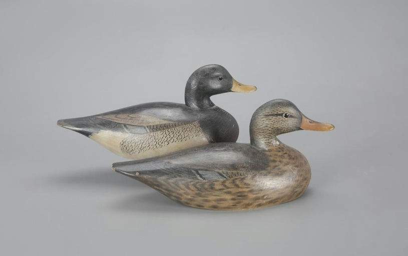Elmer Crowell – Outstanding Two-Third-Size Mallard Pair – 2023