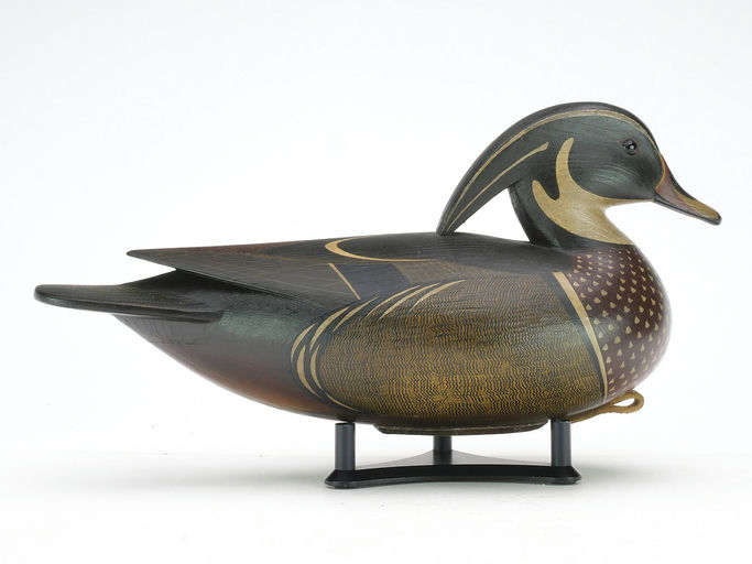 Mark McNair – Hollow carved Wood duck – 2024