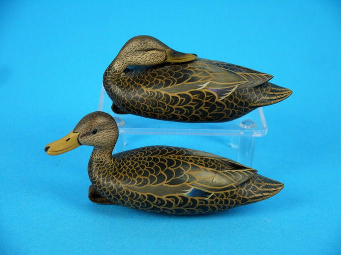 John Wood – Cocktail Size Black Duck Pair – 2026