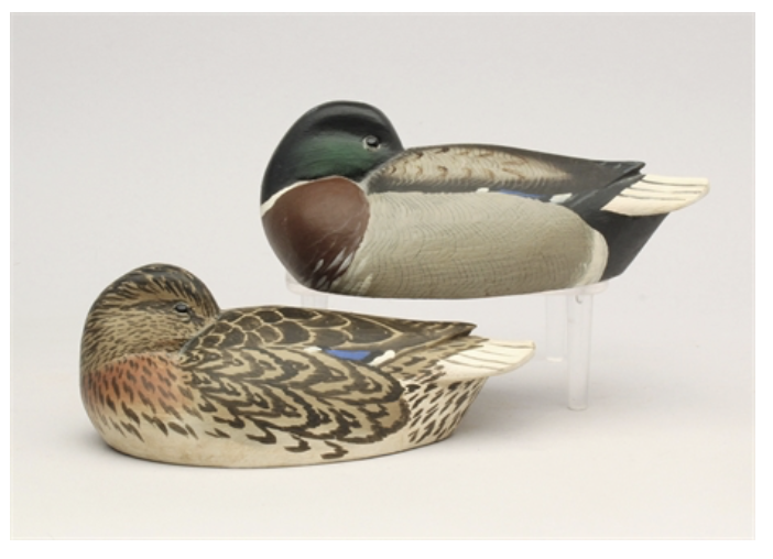 Grayson Chesser – Pair of Sleeping Miniature Mallard – 2017