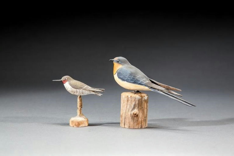 Peter Peltz – Hummingbird and Barn Swallow – 2016