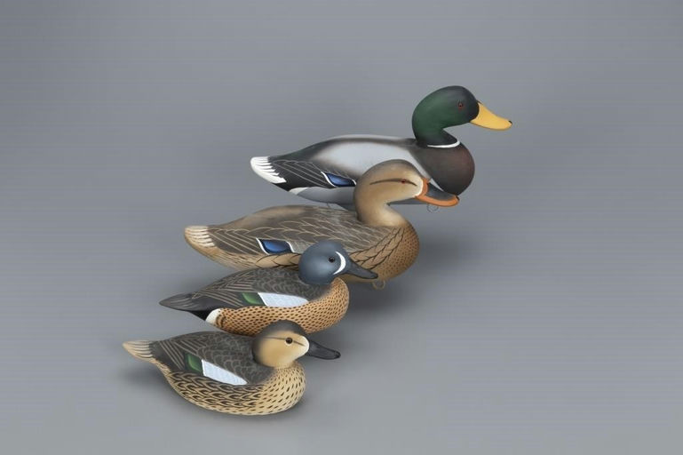 Charlie Joiner – Blue-Winged Teal and Mallard Pairs – 2019