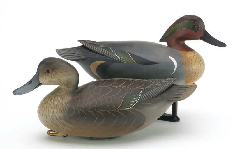 George Strunk – Pair of Green Wing Teal – 2024