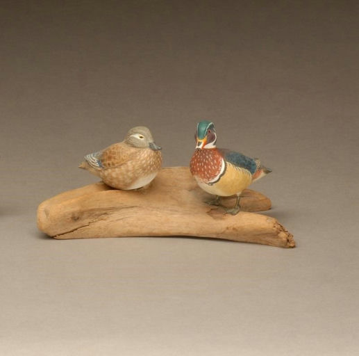 Steve Weaver – Miniature Wood Duck Pair – 2008