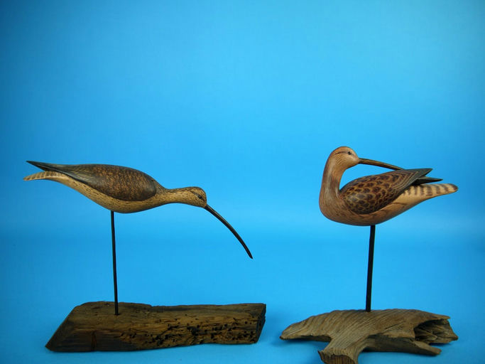 William Bill Johnson – Two One-Third Size Curlews – 2026