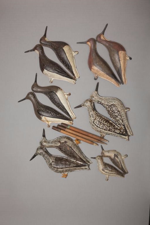 Strater and Sohier – Six Tin Folding Shorebirds – 2012