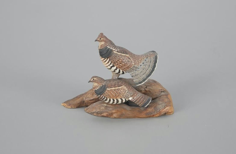 Allen J. King – Miniature Ruffed Grouse Pair – 2023
