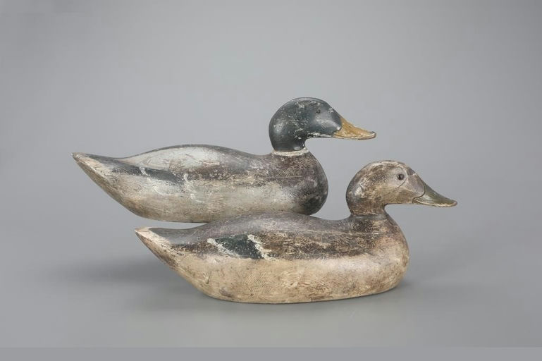 Evans Decoy Company – Early Mammoth-Grade Mallard Pair – 2023