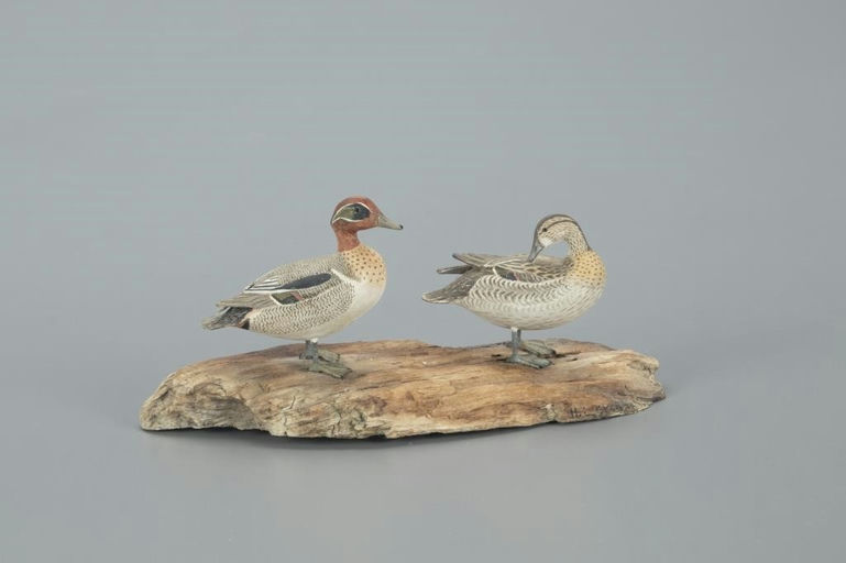 Horace Crandall – Miniature Green-Winged Teal Pair – 2022