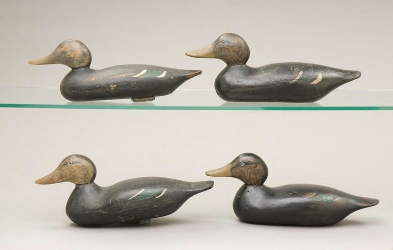Mason Decoy Factory – Four Black Ducks – 2010