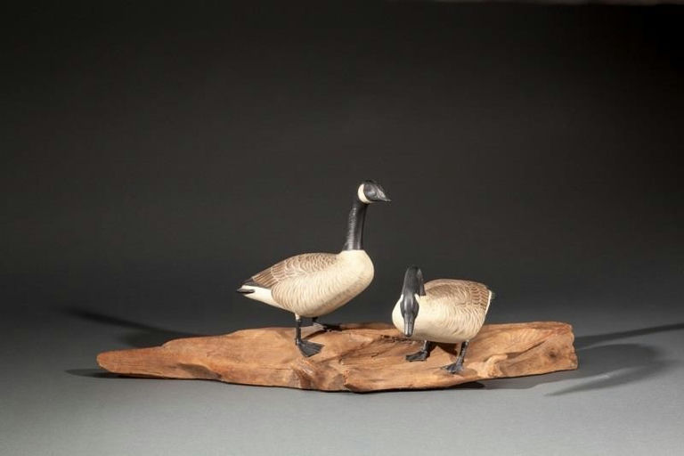 Wendell Gilley – Miniature Canada Goose Pair – 2015