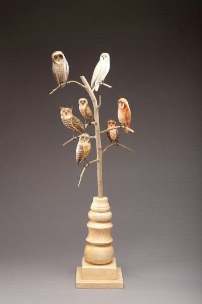 Ken Kirby – Miniature Owl Tree – 2013