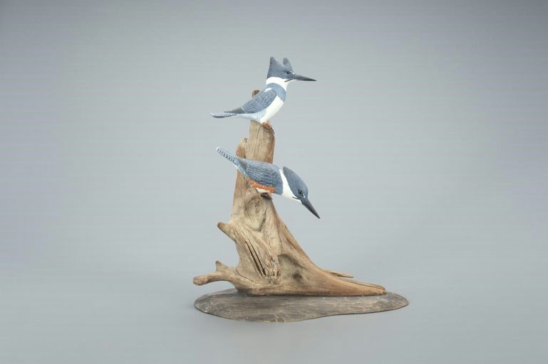 Wendell Gilley – Half-Size Kingfisher Pair – 2022