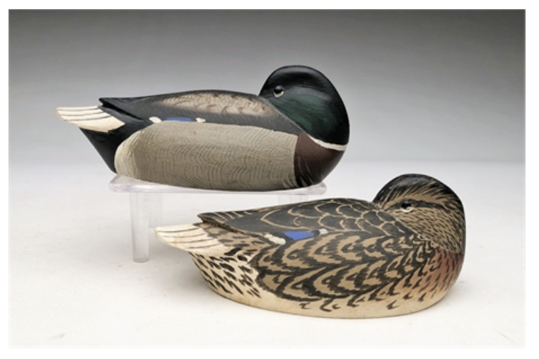 Grayson Chesser – Pair of Miniature Sleeping Mallard – 2019