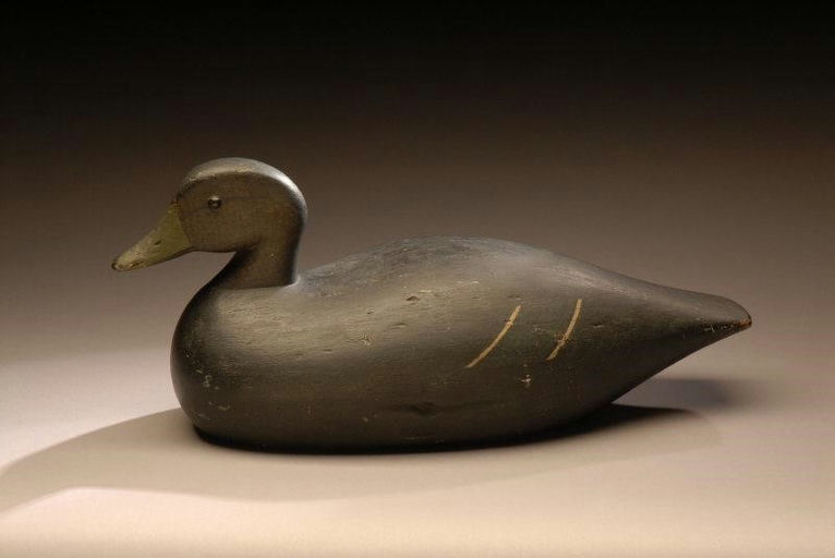 Joseph Lincoln – Unusual Hollow Black Duck – 2007