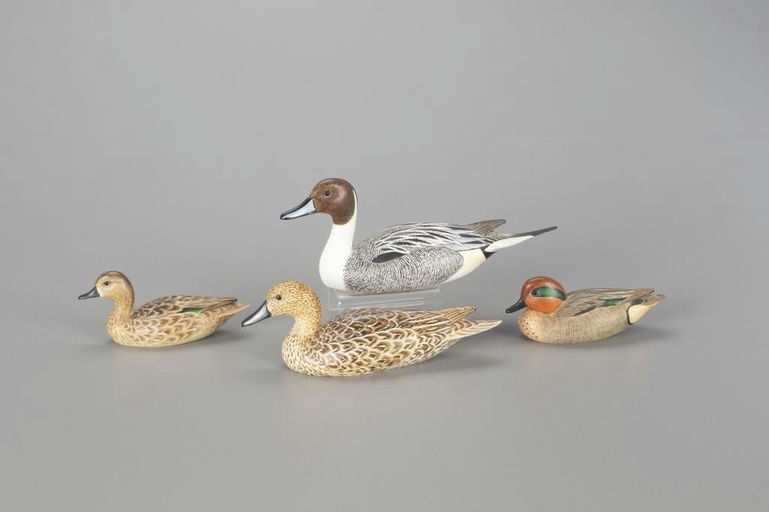 Bob Kerr – Miniature Teal Pair and Pintail Pair – 2022