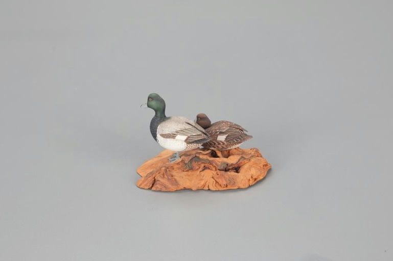 Allen J. King – Miniature Bluebill Pair – 2021