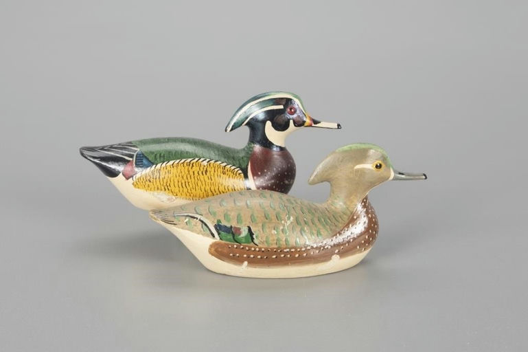 George Boyd – Rare Miniature Wood Duck Pair – 2022