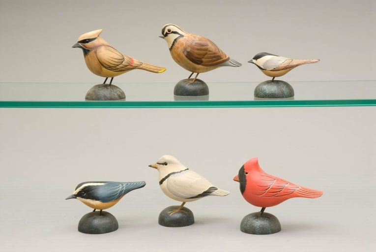 Gary M. Starr – Six Bird Carvings – 2010