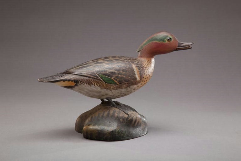 Elmer Crowell – Life-Size Standing Green-Winged Teal – 2012