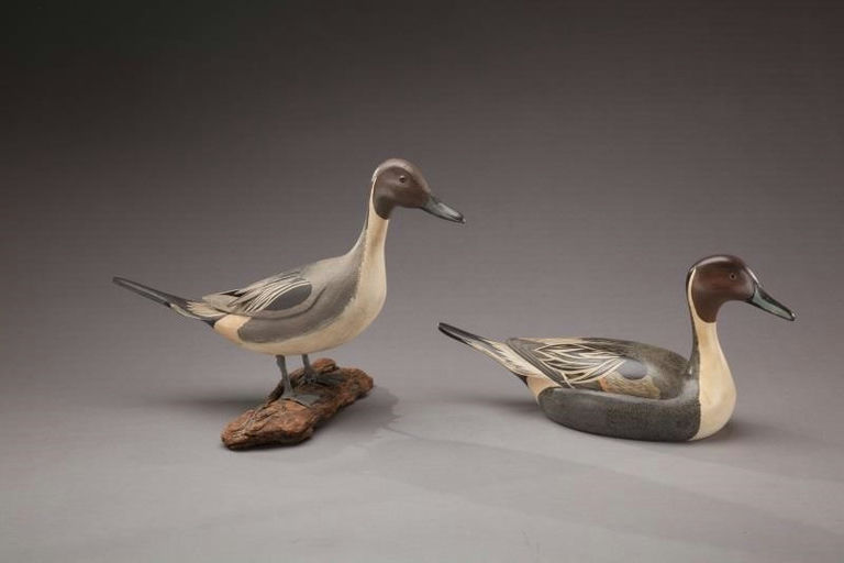 Ed Snyder – High-Head Pintail and Standing Pintail Drake – 2012