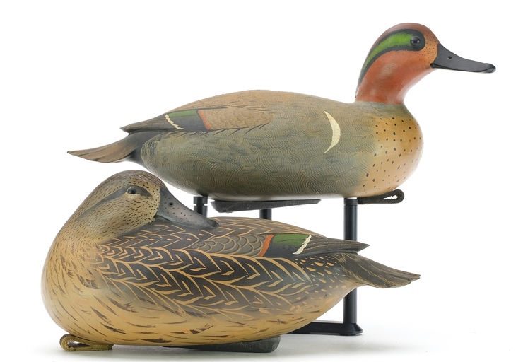 Bob White – Pair of Sleeping Green-winged Teal – 2024