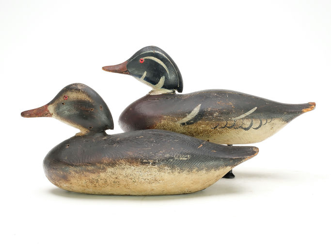 Mason Decoy Factory — Pair of Wood Duck