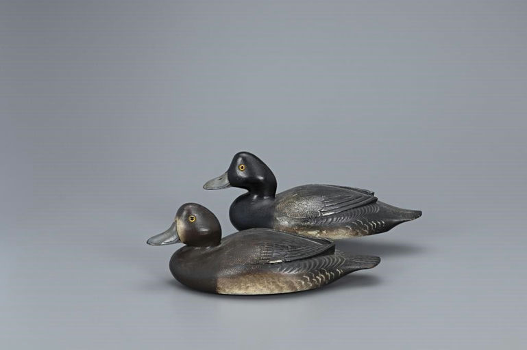 Addie Nichol – Hollow Bluebill Pair – 2019