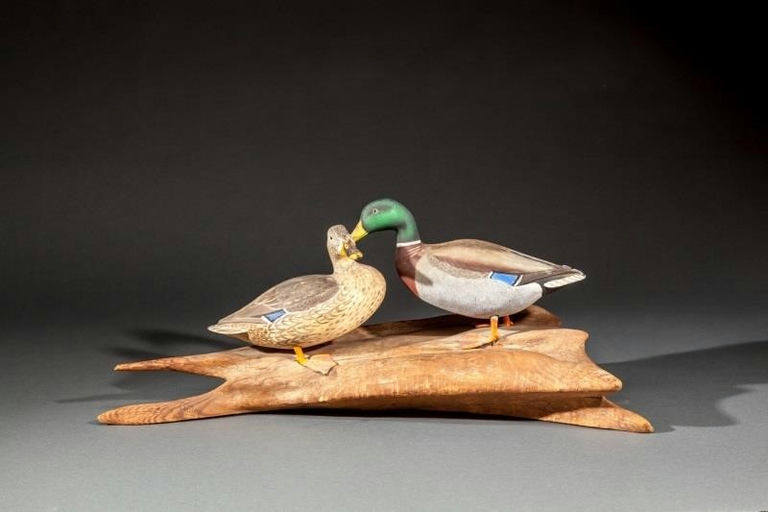 Wendell Gilley – Half-Sized Mallard Pair – 2015