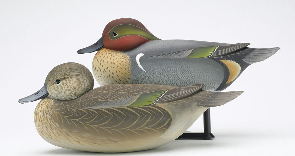George Strunk – Pair of Green Wing Teal – 2024