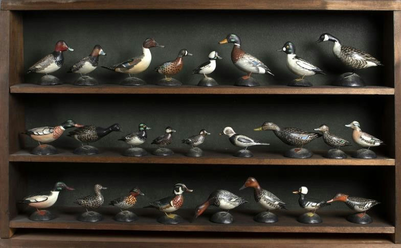 Elmer Crowell – Important Set of Twenty-Five Miniature Waterfowl – 2020