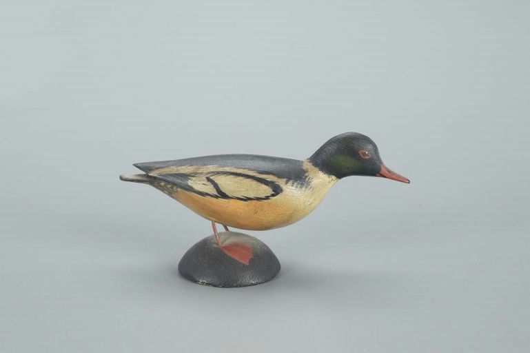 Elmer Crowell – Miniature American Merganser Drake – 2022