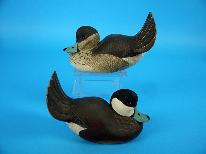 Bill Cranmer – One-Third Size Ruddy Duck Pair – 2026