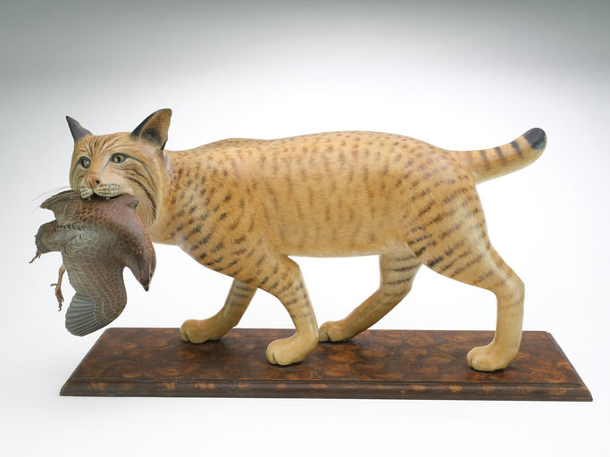 Frank Finney – Full size walking bobcat – 2024