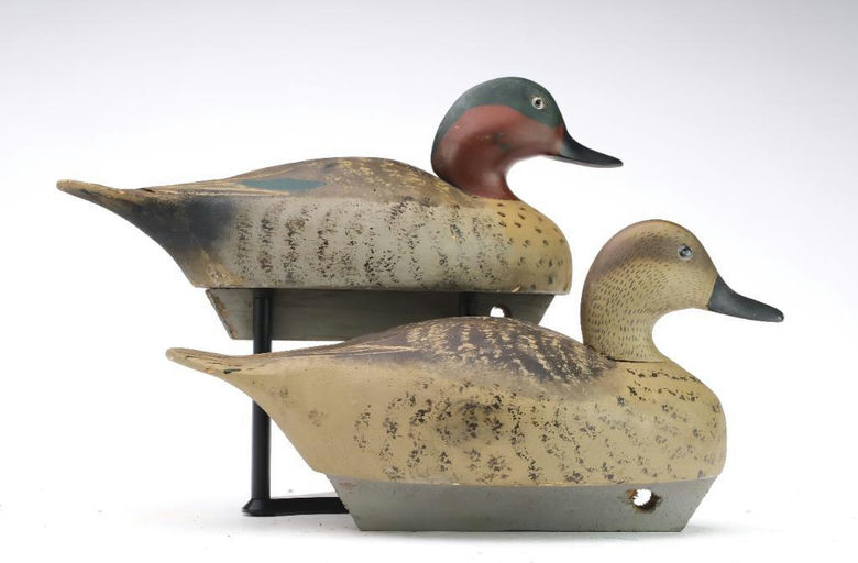 Wildfowler Decoy Company – Pair of Green-winged Teal – 2024