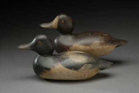 Mason Decoy Factory – Glasseye Standard Grade Bluebill Pair – 2007