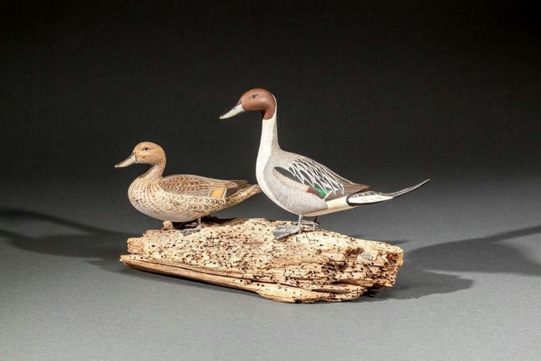 Wendell Gilley – Miniature Pintail Pair – 2015