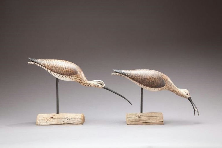 Ken Kirby – Two Feeding Curlew – 2013