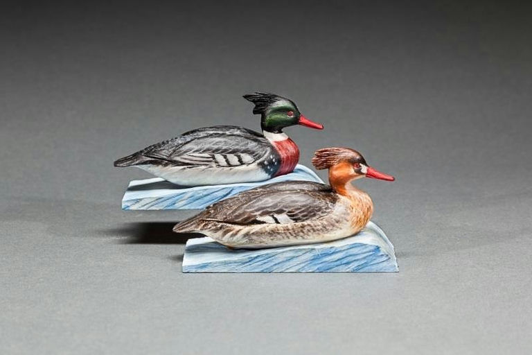 Davison B. Hawthorne – Miniature Merganser Pair – 2015