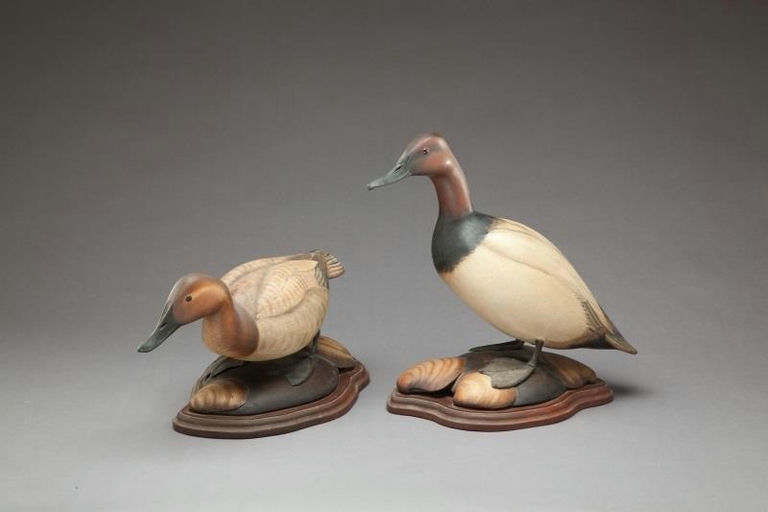 Bill Gibian – Life-Size Standing Canvasback Pair – 2011