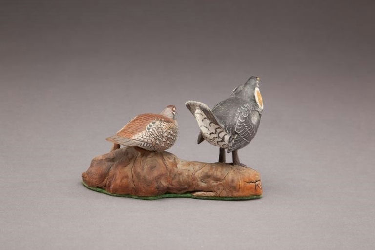 Allen J. King – Miniature Blue Grouse Pair – 2011
