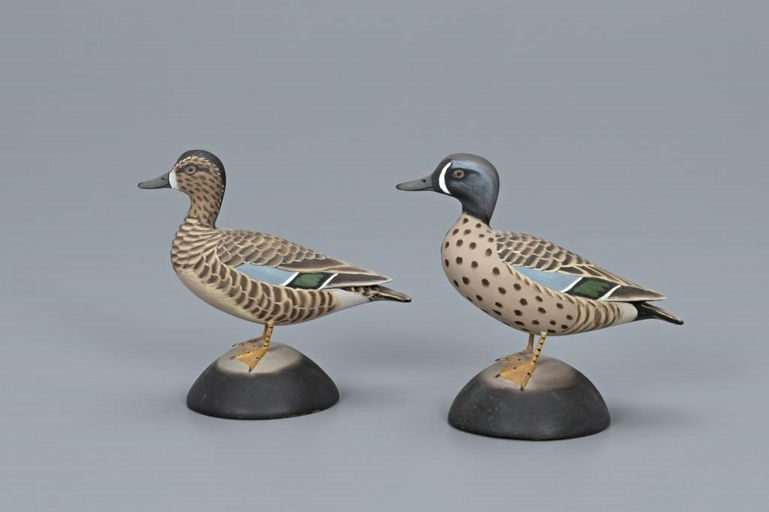 James Lapham – Miniature Blue-Winged Teal Pair – 2020