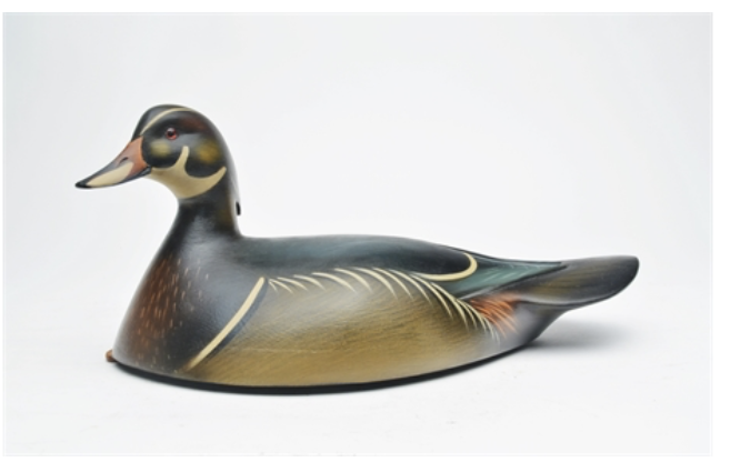 Sean Sutton – Hollow Carved Wood Duck – 2021