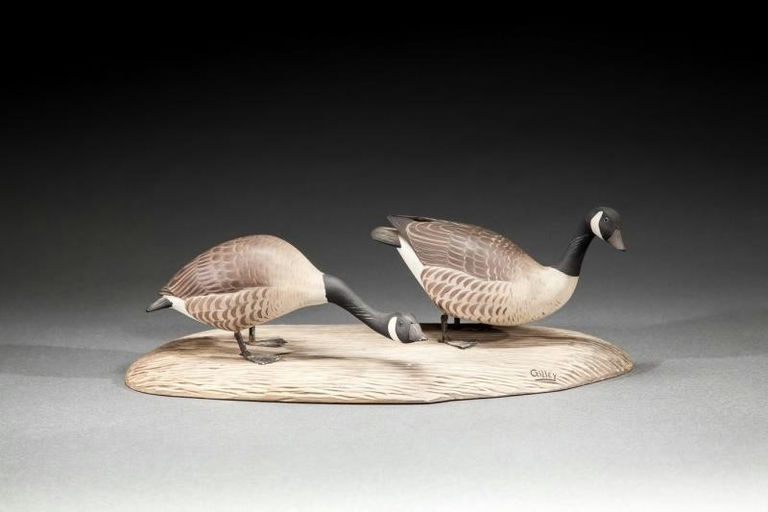 Wendell Gilley – Quarter-Sized Canada Goose Pair – 2016